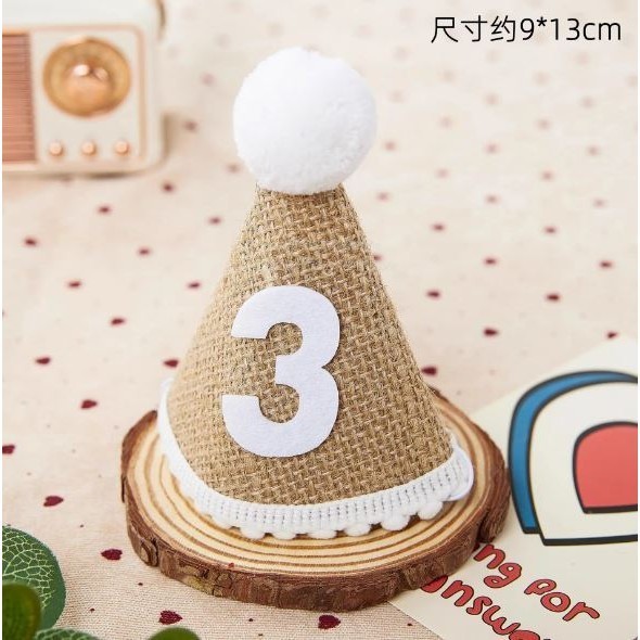 Ins Crown Happy Birthday Hat for Kids Durable Felt Fabric Celebration Headband Decorations Baby Birthday Party(2965L) - Image 6