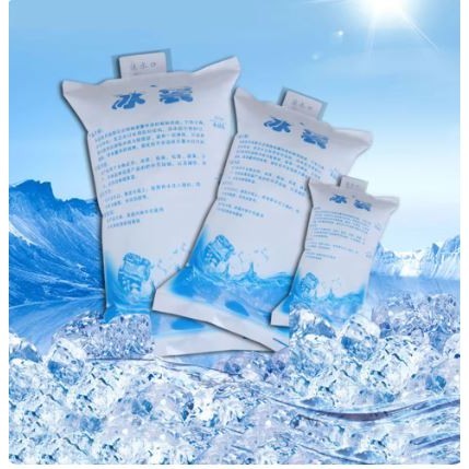 1pc Reusable Ice Pack Water Injection Gel Dry Cooler Bag Icing Bags Cold Compress Refrigerate Food 加厚注水冰袋 (3008L)