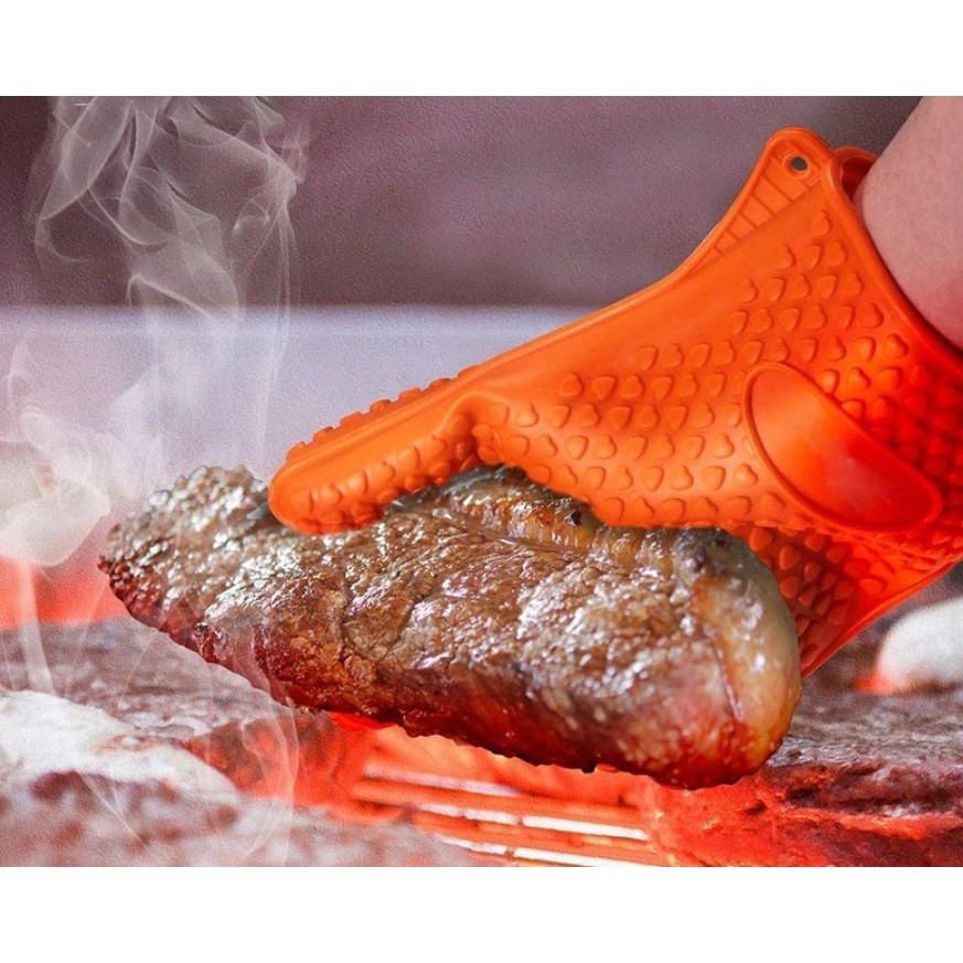 Baking Silicone Microwave Oven Gloves BBQ Grill Gloves Heat Resistant Oven Mitts Kitchen Gadgets Kitchen Access(2939L) - Image 3