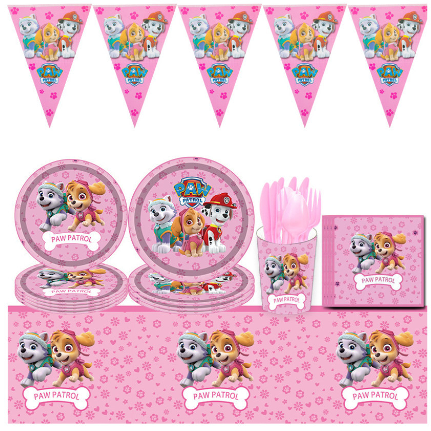 10pcs/lot Birthday Party Decoration Paper Cups Plates Backdrop Tableware For Kids 纸盘派对餐具装饰 (2955L) - Image 7