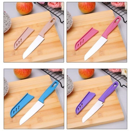 Portable Stainless Steel Knife Potato Bread Camping Cutter Fruit Vegetable Knife Household Kitchen (2981L) - Image 8