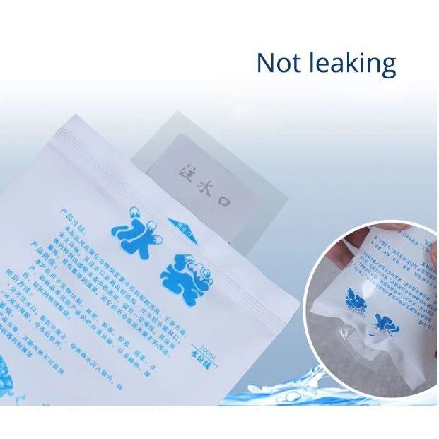 1pc Reusable Ice Pack Water Injection Gel Dry Cooler Bag Icing Bags Cold Compress Refrigerate Food 加厚注水冰袋 (3008L) - Image 8
