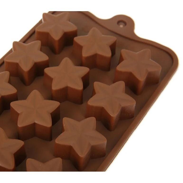 Five-pointed Star Silicone Ice Tray DIY Handmade Candy Chocolate Mold Three-dimensional Fondant Baking Shape (2943L) - Image 6