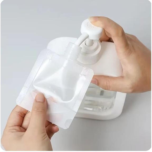 2pcs Travel Lotion Body Wash Shampoo Split Bag 100ml Portable Facial Cleanser Travel Disposable Cosmetic 分装袋 (2991L) - Image 7