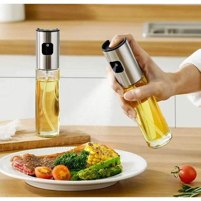 Glass Oil Sprayer for Cooking Olive Spray Mister for Salad BBQ Kitchen Gadgets Accessories Baking (2986L)
