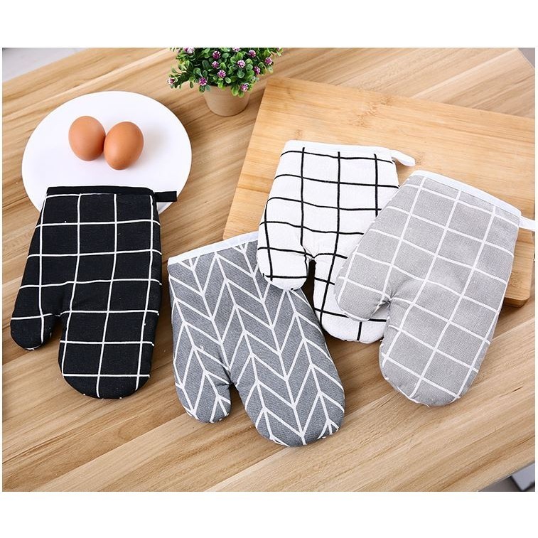 1pcs Heat-insulating Gloves, Anti-scald Microwave Gloves, High Temperature Resistant Kitchen Baking Oven Gloves (2985L)
