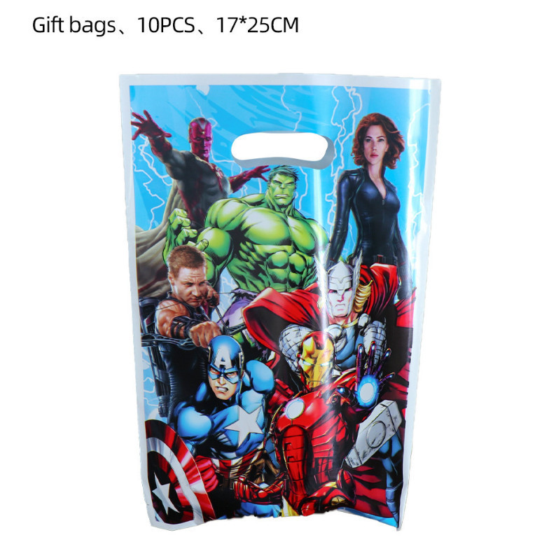 10pcs Cute Cartoon Gift Bags Birthday Party Decoration Goody Biscuit Package Candy Kids Gifts for Baby Shower 回礼袋(2968L) - Image 19