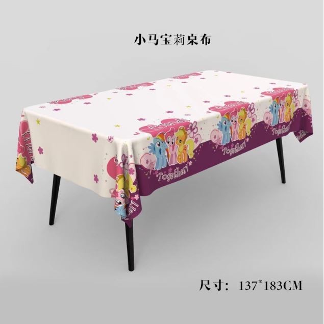 Sanrio Kuromi Super Hero Birthday Party Tablecloth Oil-proof Waterproof Atmosphere Sense Cartoon Melody Decor (2966L) - Image 5