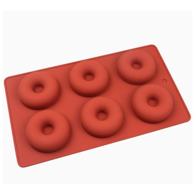 6/8 Holes Donut Silicone Cupcake Baking Mold Cake Pans Biscuit Cookie Doughnut DIY Mold 食品级耐高温硅胶6/8连甜甜圈(3022-335L) - Image 9