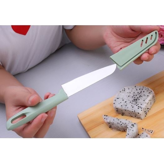 Portable Stainless Steel Knife Potato Bread Camping Cutter Fruit Vegetable Knife Household Kitchen (2981L) - Image 3