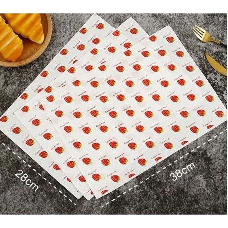 20Pcs/Lot Wax Paper Food Grade Grease Paper Food Wrappers Wrapping Paper For Bread Sandwich Burger Fries Oilpaper(2478L) - Image 18