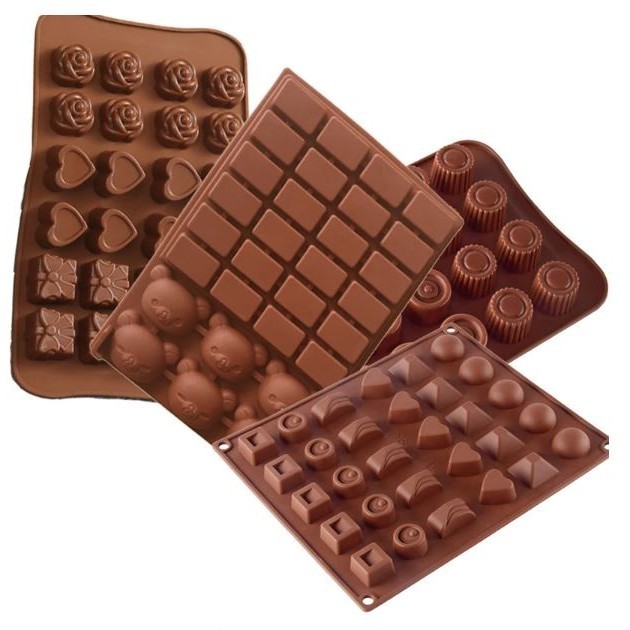 Schokolade Silikon Form 3d Große Blume Bar Rose Quadrat Muffin Bar Kugel Herz Form Eis Candy Formen (2938L) - Image 3