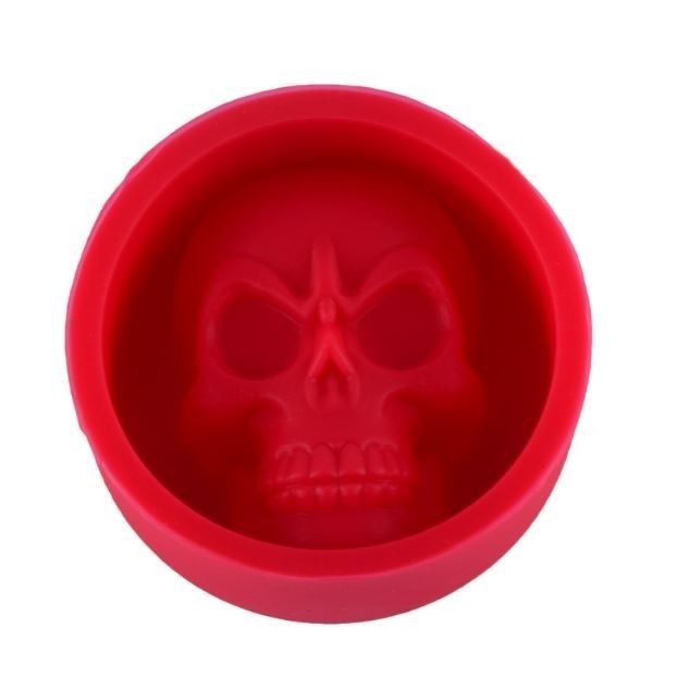 3D Skull Silicone Ice Mold Chocolate Fondant Cake Pop Mold Baking Tool Kitchen Gadgets DIY Halloween Party Access(2940L) - Image 9