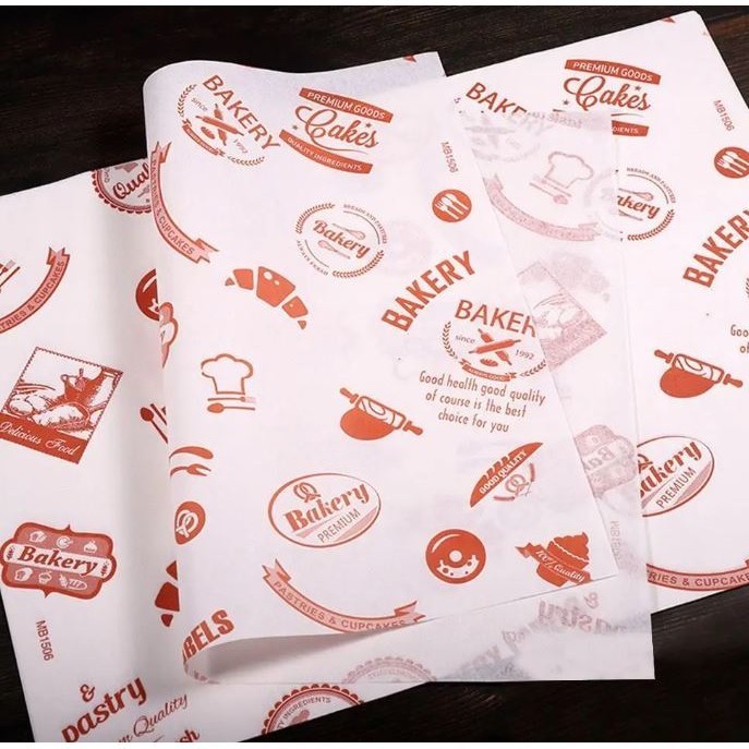 20Pcs/Lot Wax Paper Food Grade Grease Paper Food Wrappers Wrapping Paper For Bread Sandwich Burger Fries Oilpaper(2478L) - Image 14