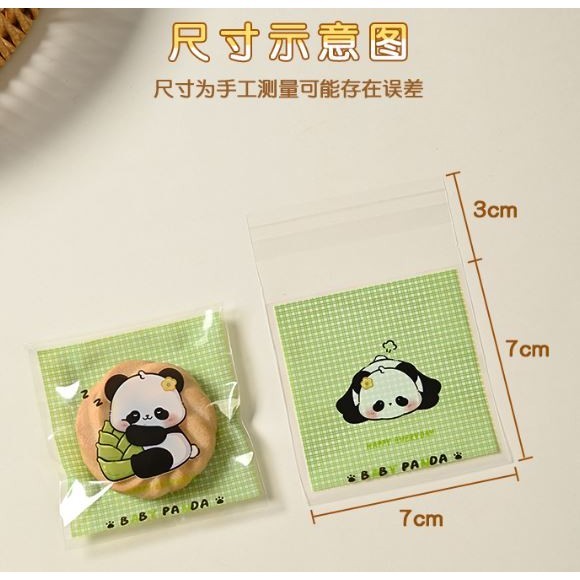 100pcs/lot Cute Panda four in one Gift OPP Bags Plastic Self-adhesive Candy Cookies Biscuits Packaging Bags Party(3020L) - Image 5