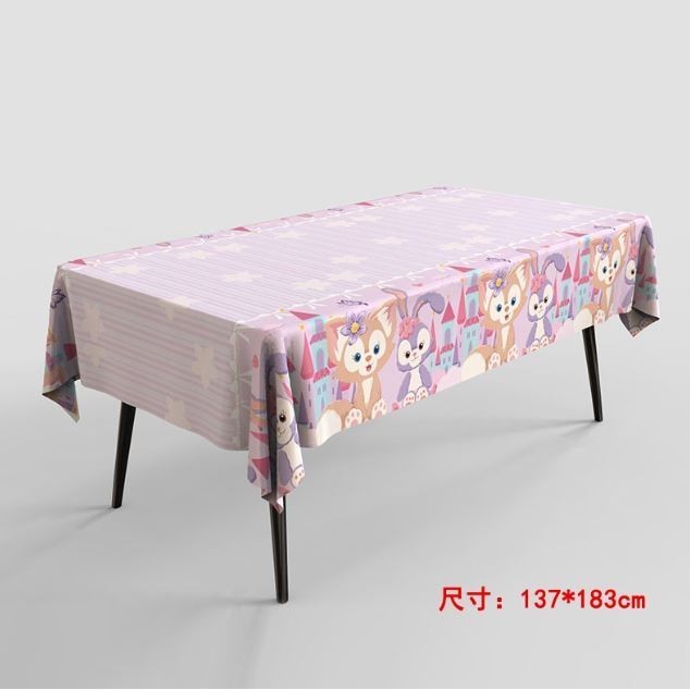 Sanrio Kuromi Super Hero Birthday Party Tablecloth Oil-proof Waterproof Atmosphere Sense Cartoon Melody Decor (2966L) - Image 9