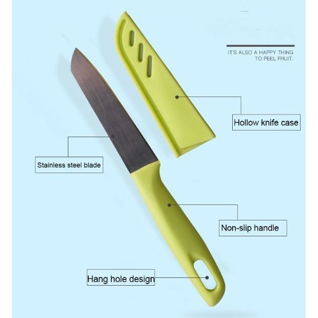 Portable Stainless Steel Knife Potato Bread Camping Cutter Fruit Vegetable Knife Household Kitchen (2981L) - Image 4
