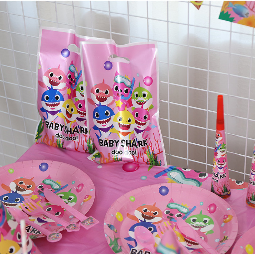 10pcs Cute Cartoon Gift Bags Birthday Party Decoration Goody Biscuit Package Candy Kids Gifts for Baby Shower 回礼袋(2968L)