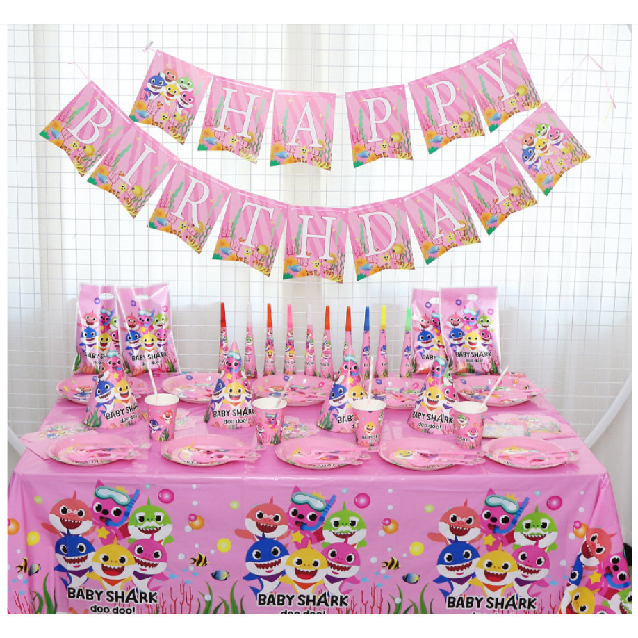 10pcs/lot Birthday Party Decoration Paper Cups Plates Backdrop Tableware For Kids 纸盘派对餐具装饰 (2955L) - Image 4