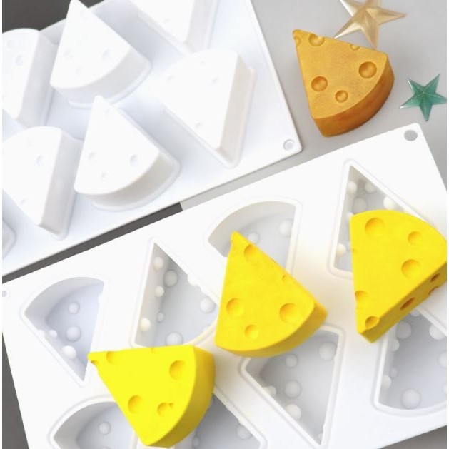 Non-Stick Cheese Shaped Cake Mold For Baking Dessert Ring Art Mousse Silicone 3D Mould Silikonowe Mould Tools(3024L)