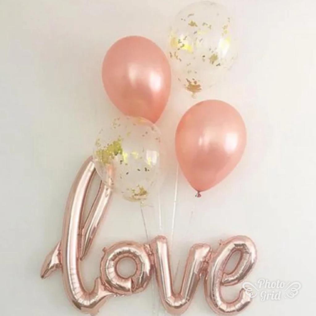 Medium LOVE Letter Balloons Wedding Decorative Aluminum Film Foil Balloon for Weddings - Image 3