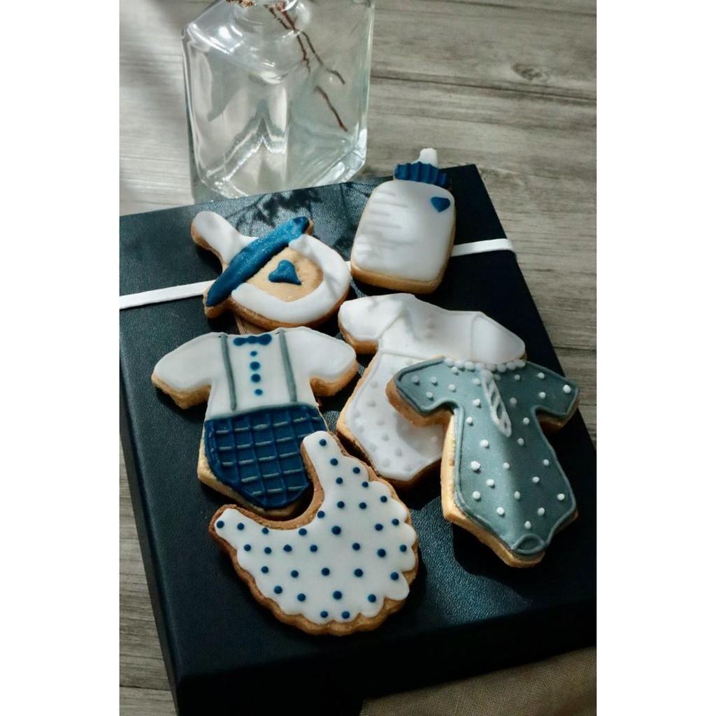 1set Handmade Icing Cookies Birthday Wedding Party Cake Dessert Decoration - Image 13