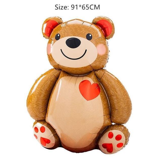 Big Bear Aluminum Film Balloon Large Size Cartoon Bear Party For Children Birthday Wedding Anniversary Party (1866L) - Image 8