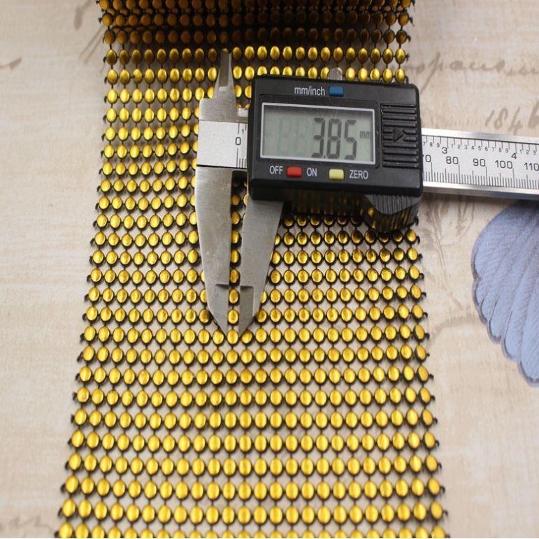 1yard color Gold Diamond Rhinestone Ribbon Trim Mesh Roll Wrap Wedding Party Decoration (920L) - Image 7