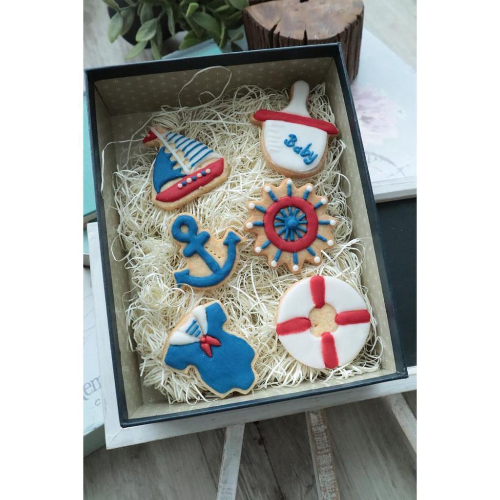 1set Handmade Icing Cookies Birthday Wedding Party Cake Dessert Decoration - Image 15
