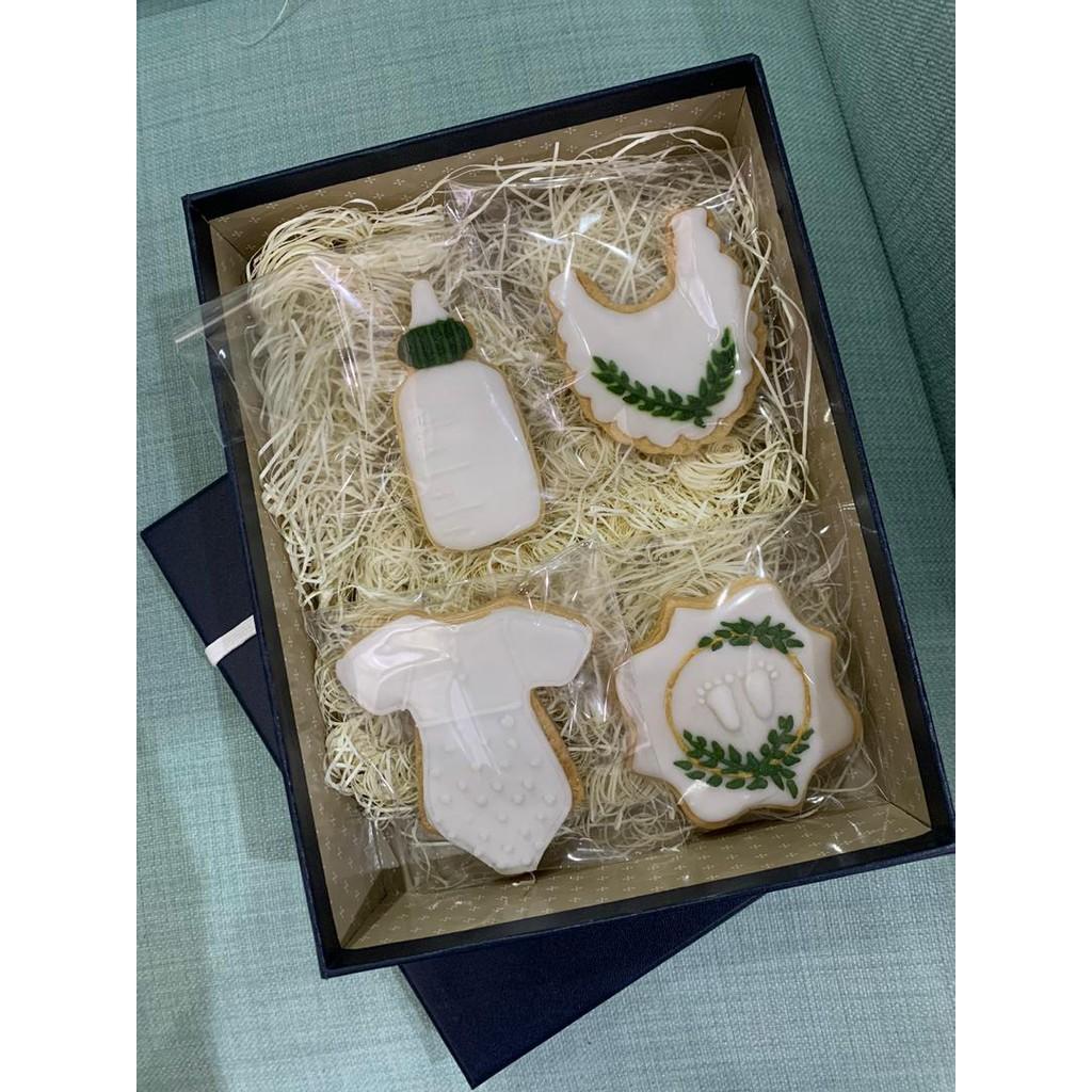 1set Handmade Icing Cookies Birthday Wedding Party Cake Dessert Decoration - Image 6