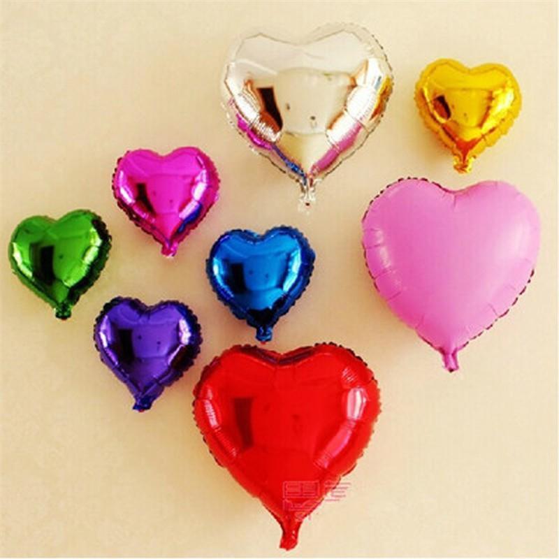 10-inch heart-shaped and star-shaped aluminum balloons - Image 3