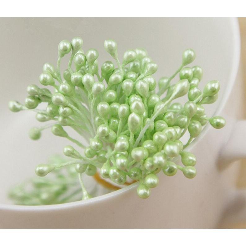 Artificial Flowers Pearl Flower Core Stud Gypsum Flower Core DIY Manual Screen A - Image 7