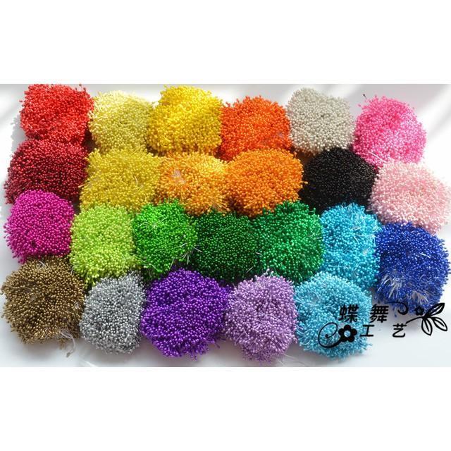 Artificial Flowers Pearl Flower Core Stud Gypsum Flower Core DIY Manual Screen A