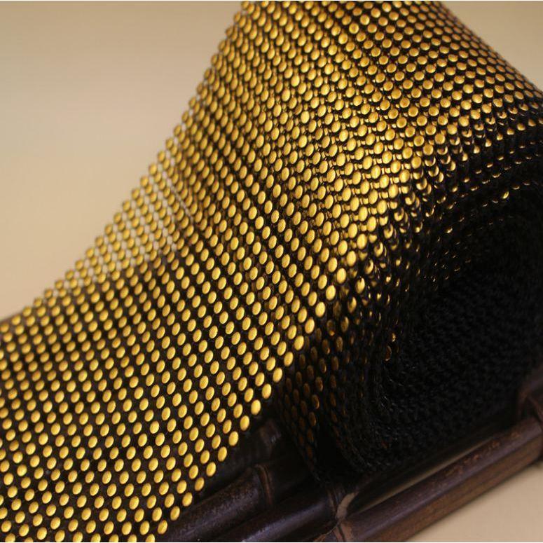 1yard color Gold Diamond Rhinestone Ribbon Trim Mesh Roll Wrap Wedding Party Decoration (920L) - Image 2