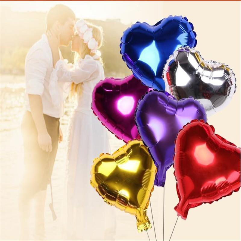 10-inch heart-shaped and star-shaped aluminum balloons - Image 4