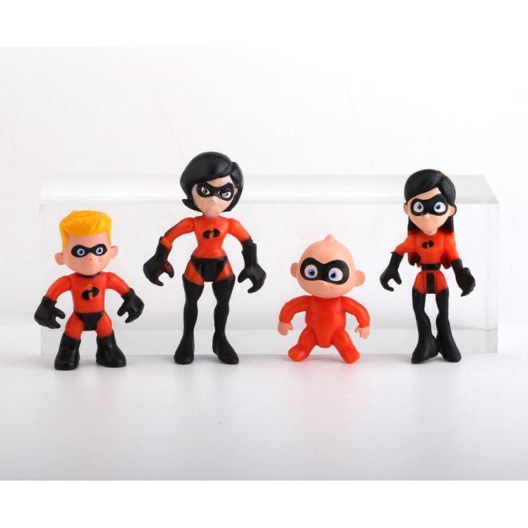 The Incredibles 2 Mr. Incredibles Elastigirl Dash Jack-jack Parr Mini PVC Figures(962L) - Image 7