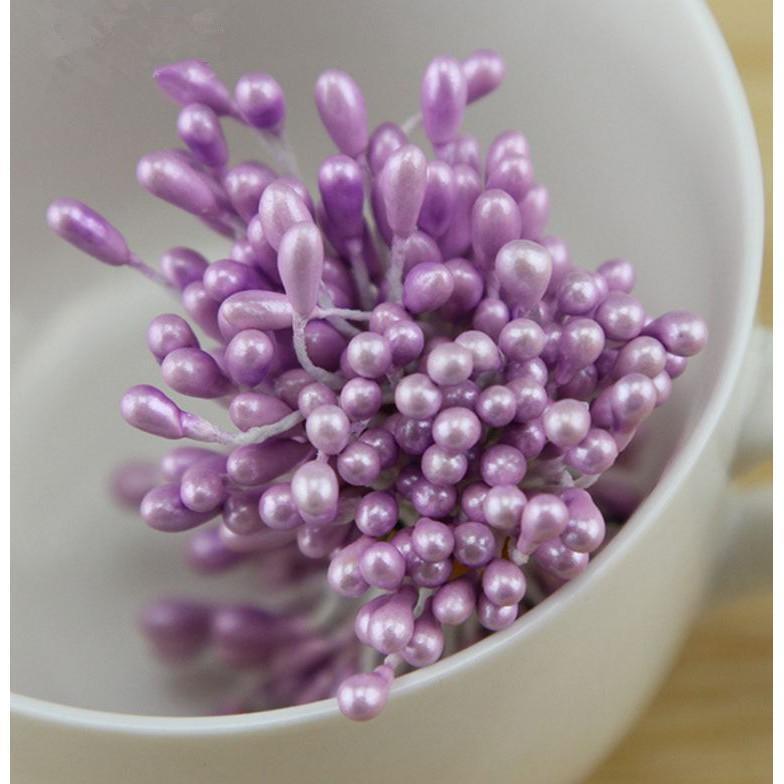 Artificial Flowers Pearl Flower Core Stud Gypsum Flower Core DIY Manual Screen A - Image 5