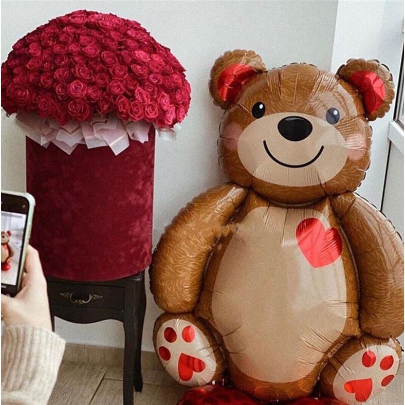 Big Bear Aluminum Film Balloon Large Size Cartoon Bear Party For Children Birthday Wedding Anniversary Party (1866L)