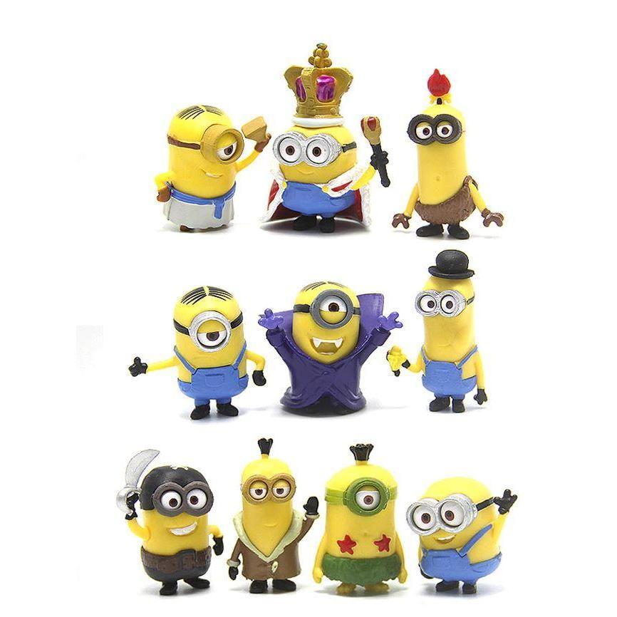 Minion Miniature Figurines Toys Cute Lovely Model Kids Toys PVC Anime Children Figure gift for the children (938L) - Image 2