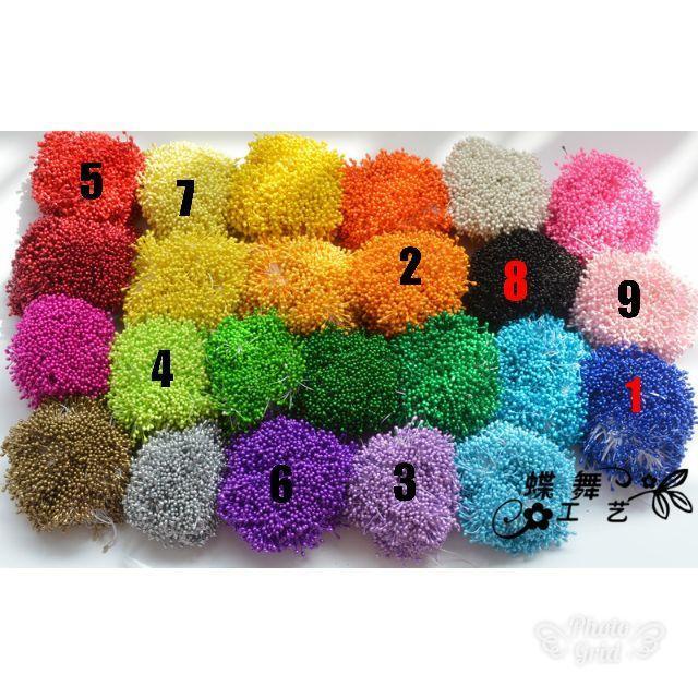 Artificial Flowers Pearl Flower Core Stud Gypsum Flower Core DIY Manual Screen A - Image 2