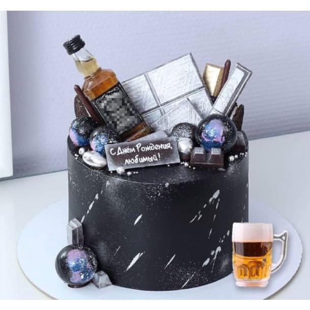 *Ready Stock* Miniature beer bootle cake topper 仿真迷你洋酒瓶蛋糕装饰塑料(1665L) - Image 2