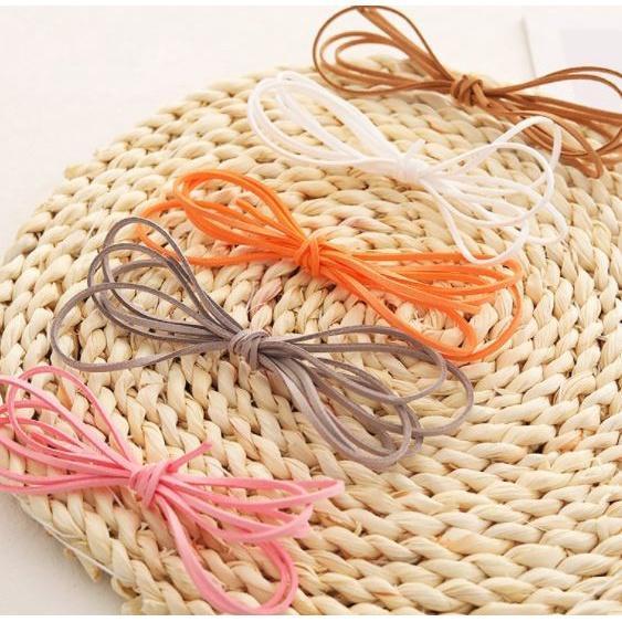 50Yards 2mm Thread Tassel Bouquet Packing Material Rope Multi-colorsFlatFauxSuedeKoreanLeatherCord for Necklaces (1573L) - Image 8