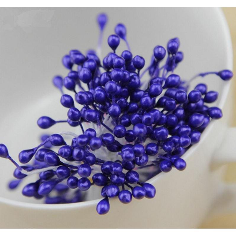 Artificial Flowers Pearl Flower Core Stud Gypsum Flower Core DIY Manual Screen A - Image 10