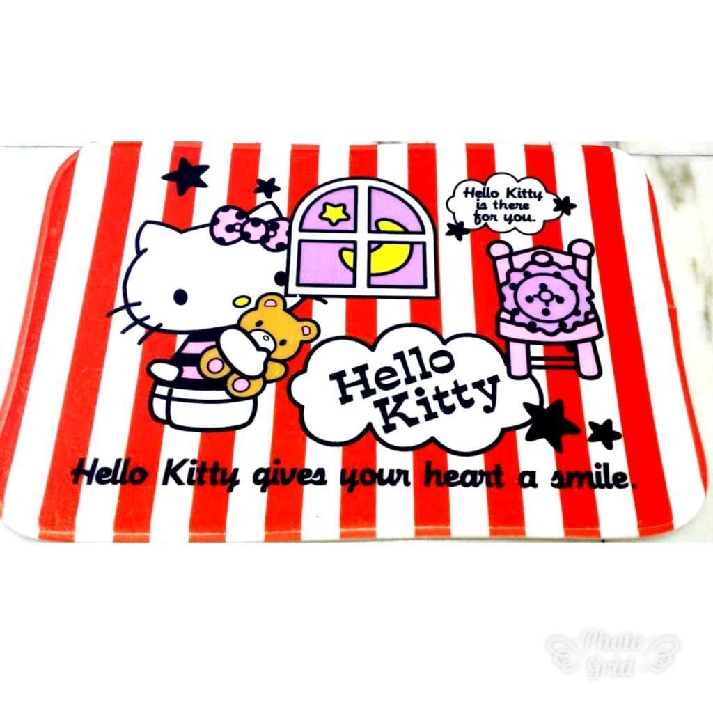 40x60cm Coral Printing Absorbent Sponge Rug Pad Door Mat Cartoon hello Ketty - Image 5